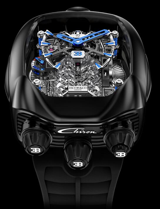 Jacob & Co Bugatti Chiron Tourbillon BU200.21.AE.AB.ABRUA Replica watch